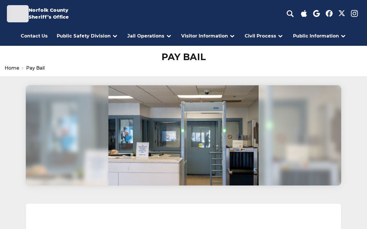 Norfolk County bail release information