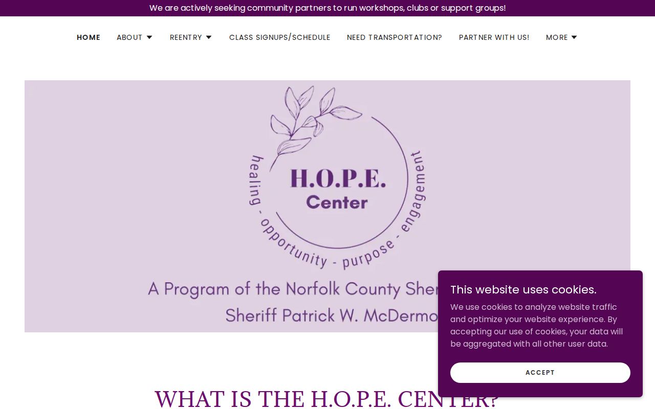 Norfolk County parole and probation reentry support
